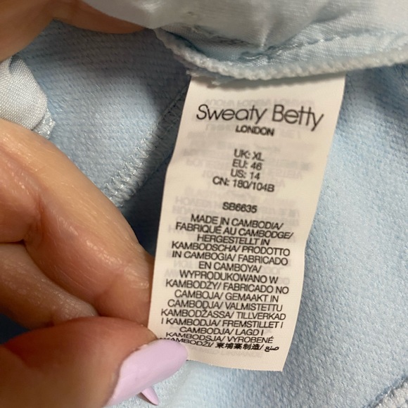New with Tags Sweaty Betty Hooded Sweatshirt Size XL - Picture 4 of 10